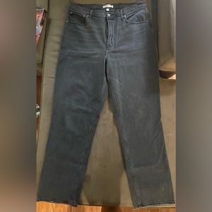 Abercrombie 90s high rise straight ultra size 33